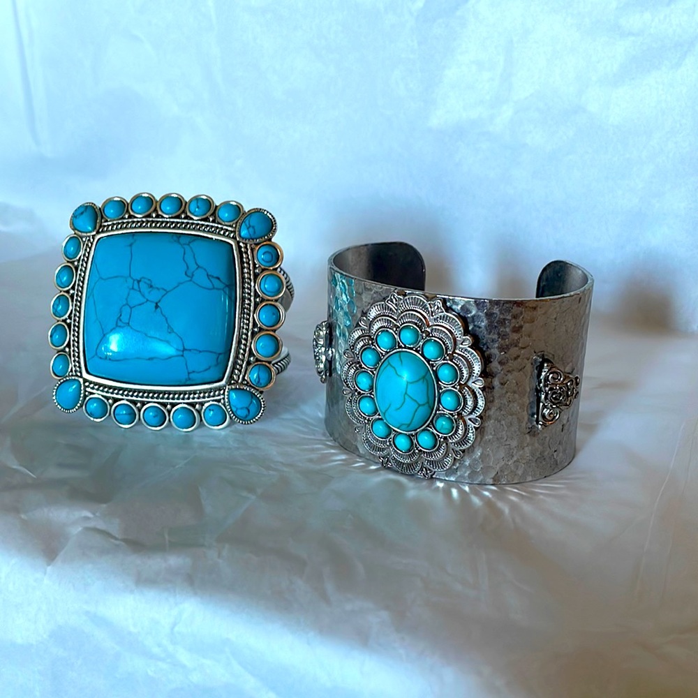 Turquoise cuffs